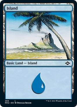 Image for Island (484) (Foil Etched) (484) (Modern Horizons 2) - Magic: The Gathering