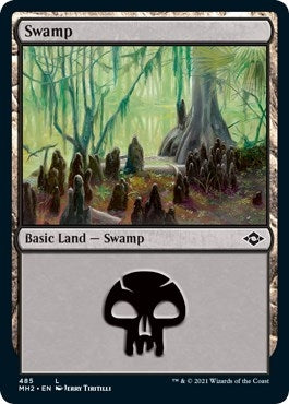 Image for Swamp (485) (Foil Etched) (485) (Modern Horizons 2) - Magic: The Gathering