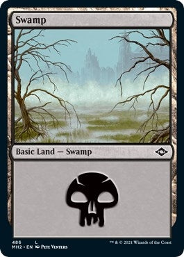 Swamp (486) (Foil Etched) (486) (Modern Horizons 2)