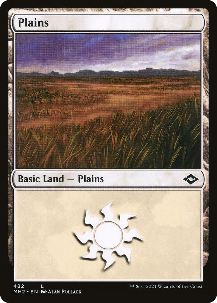 Image for Plains (482) (482) (Modern Horizons 2) - Magic: The Gathering