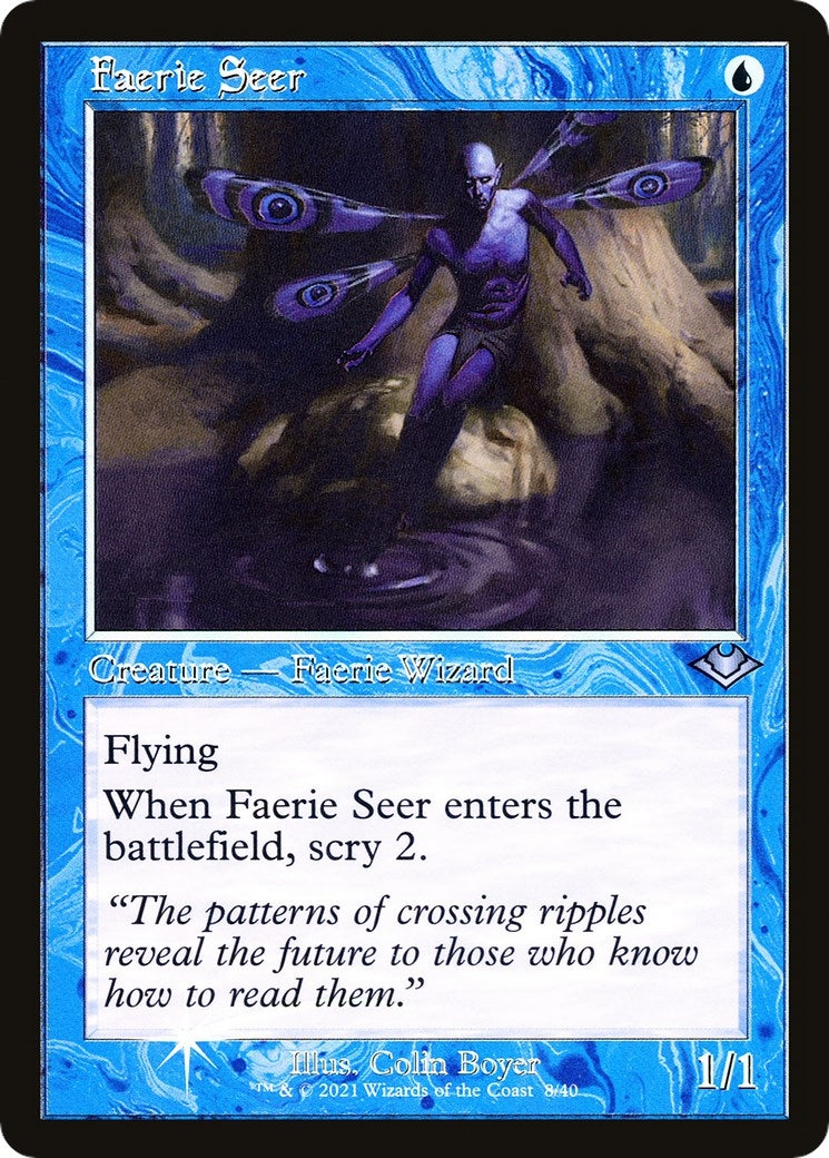Image for Faerie Seer (Retro Frame) (8) (Modern Horizons) - Magic: The Gathering