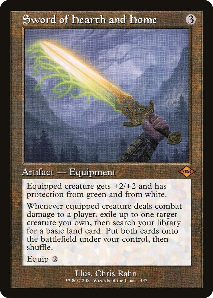 Sword of Hearth and Home (Retro Frame) (433) (Modern Horizons 2)
