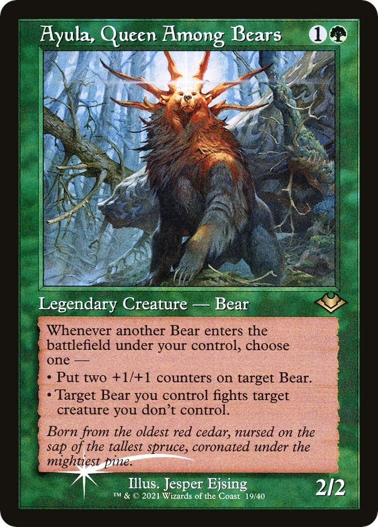 Ayula, Queen Among Bears (Retro Frame) (19) (Modern Horizons)