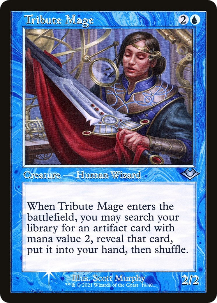 Image for Tribute Mage (Retro Frame) (10) (Modern Horizons) - Magic: The Gathering
