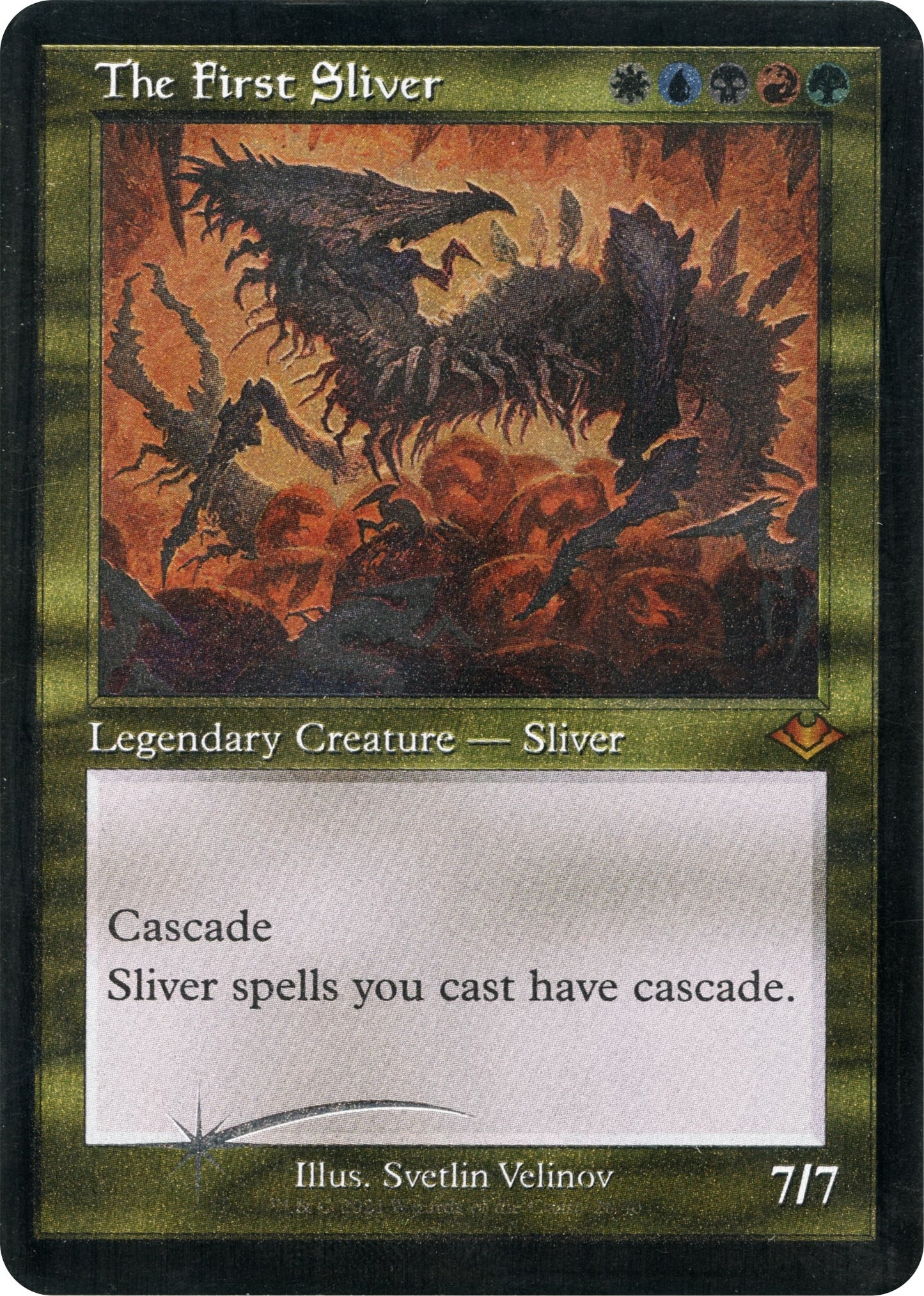 Image for The First Sliver (Retro Frame) (Foil Etched) (26) (Modern Horizons) - Magic: The Gathering