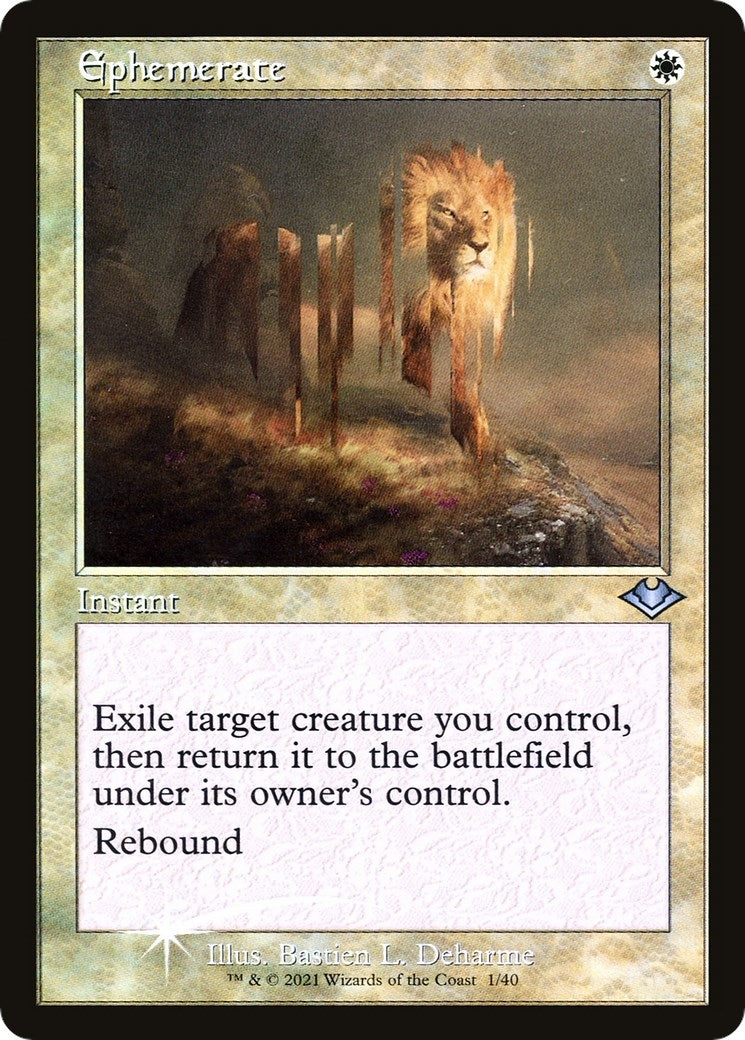 Image for Ephemerate (Retro Frame) (1) (Modern Horizons) - Magic: The Gathering