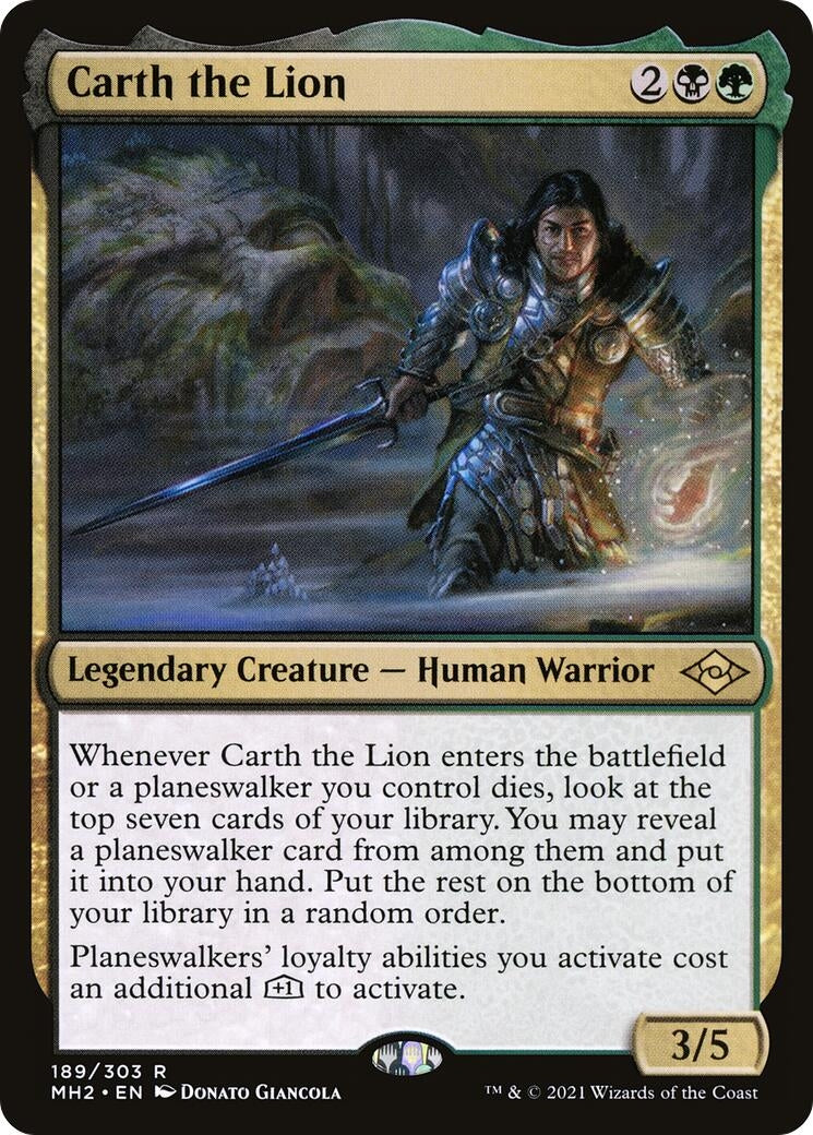 Carth the Lion (189) (Modern Horizons 2)