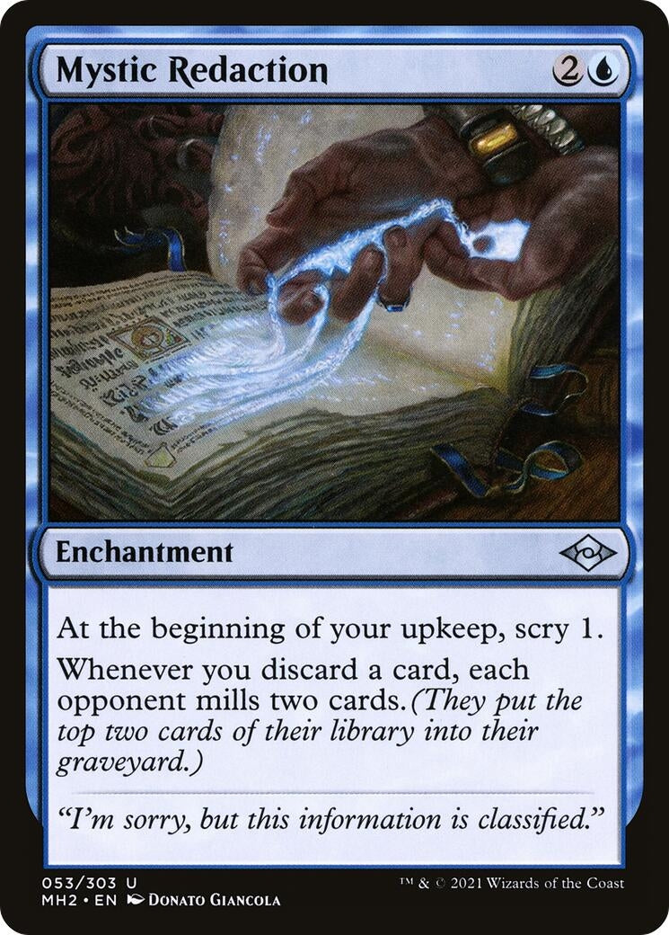 Image for Mystic Redaction (53) (Modern Horizons 2) - Magic: The Gathering