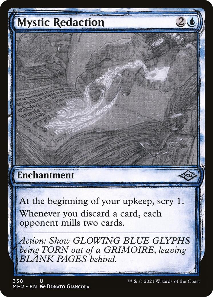 Image for Mystic Redaction (Showcase) (338) (Modern Horizons 2) - Magic: The Gathering