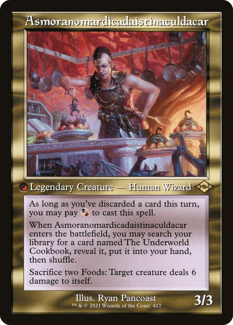 Asmoranomardicadaistinaculdacar (Retro Frame) (417) (Modern Horizons 2)