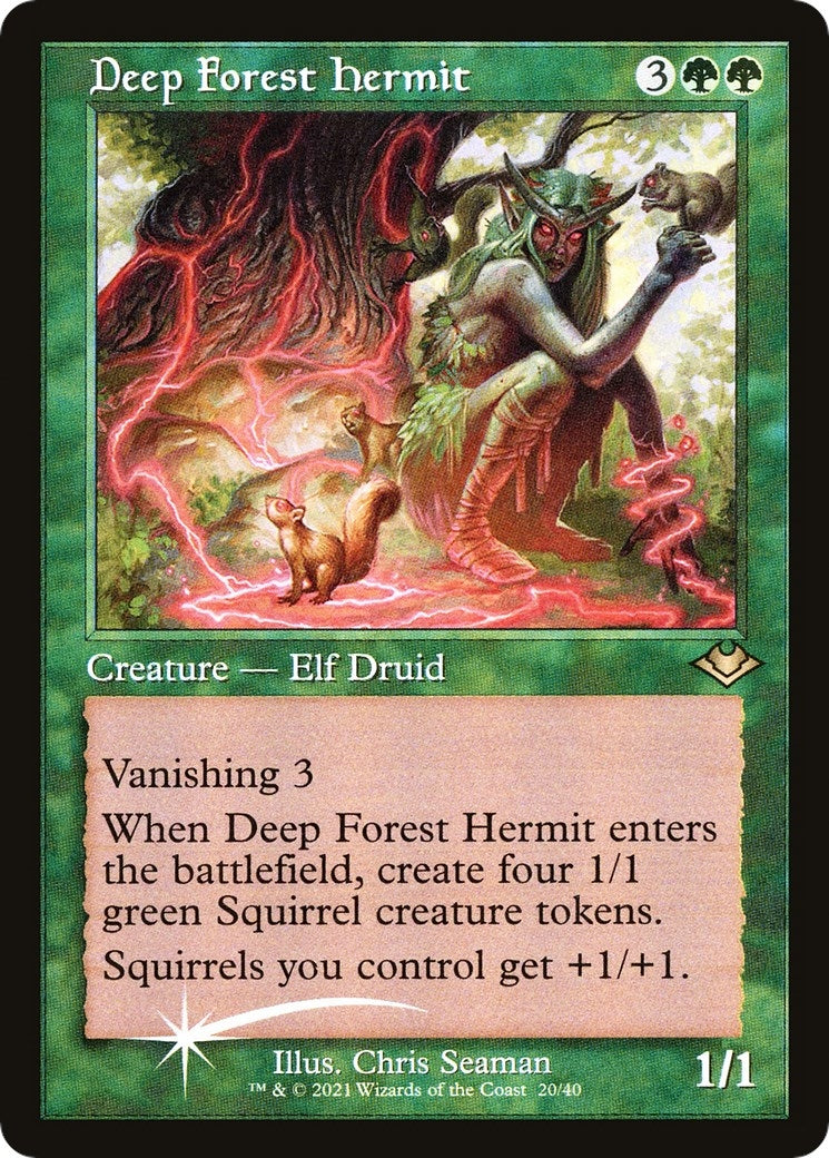 Image for Deep Forest Hermit (Retro Frame) (20) (Modern Horizons) - Magic: The Gathering