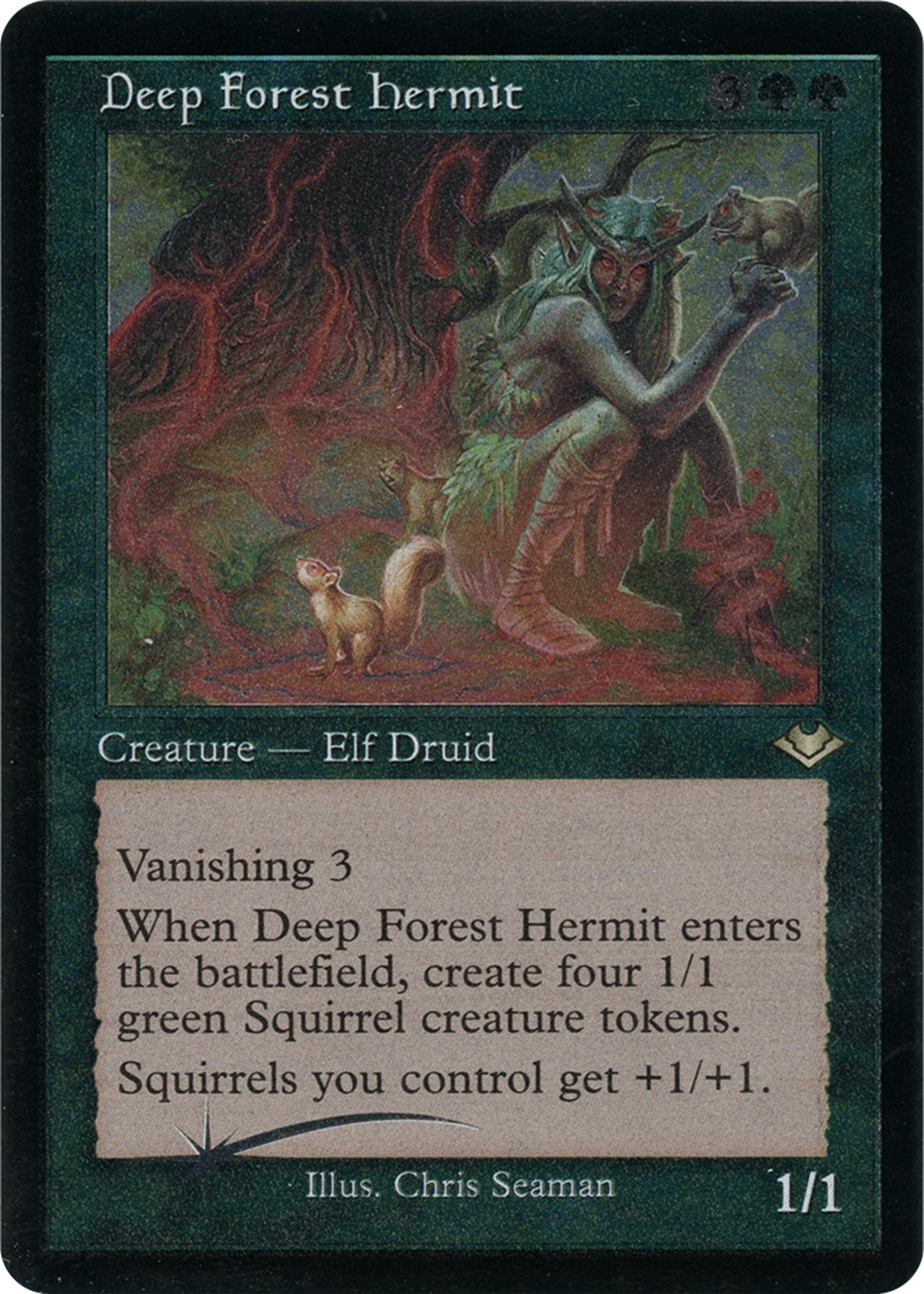 Image for Deep Forest Hermit (Retro Frame) (Foil Etched) (20) (Modern Horizons) - Magic: The Gathering