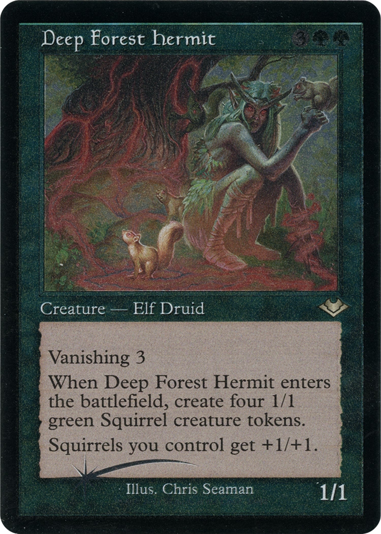 Image for Deep Forest Hermit (Retro Frame) (Foil Etched) (20) (Modern Horizons) - Magic: The Gathering