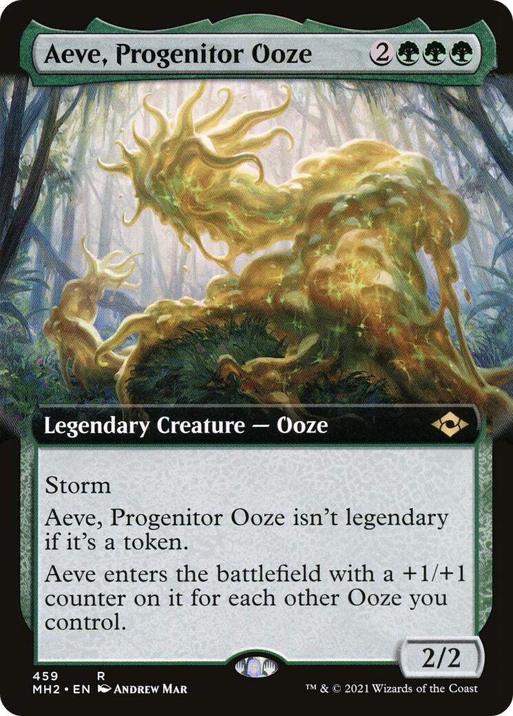 Image for Aeve, Progenitor Ooze (Extended Art) (459) (Modern Horizons 2) - Magic: The Gathering