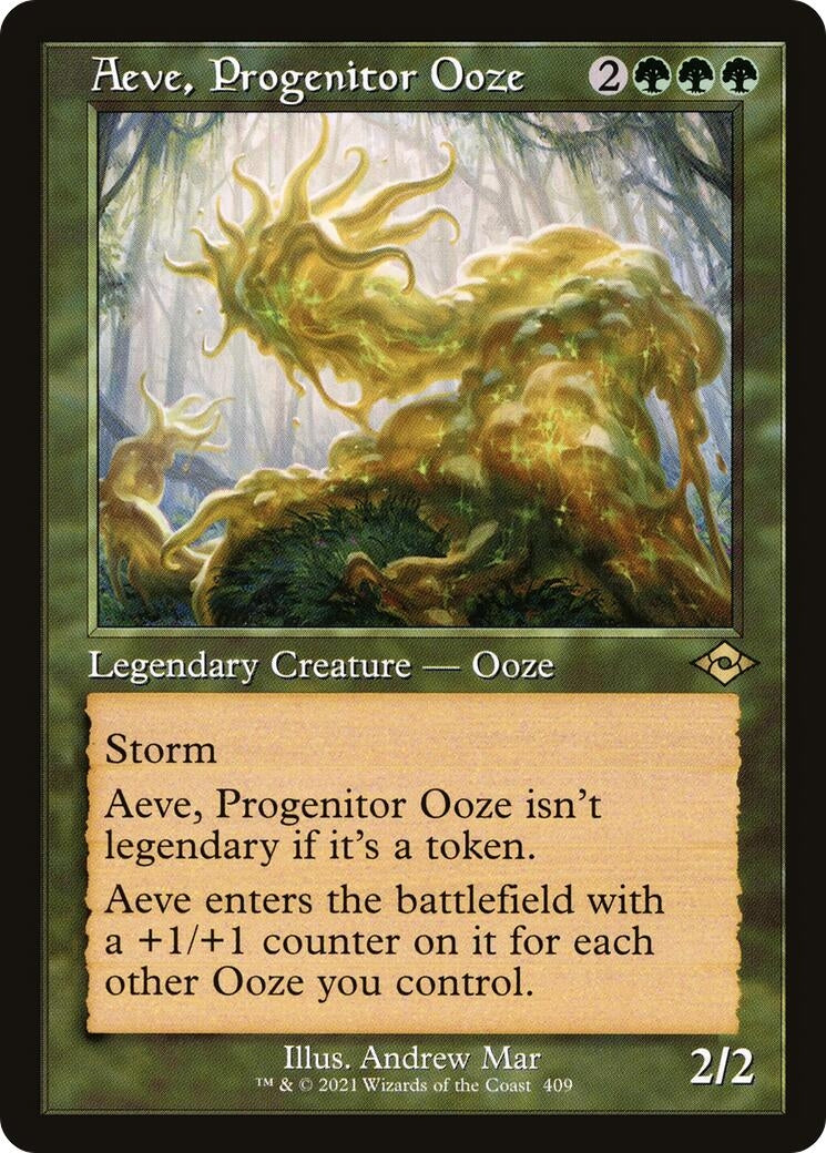 Aeve, Progenitor Ooze (Retro Frame) (409) (Modern Horizons 2)