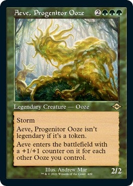 Aeve, Progenitor Ooze (Retro Frame) (Foil Etched) (409) (Modern Horizons 2)
