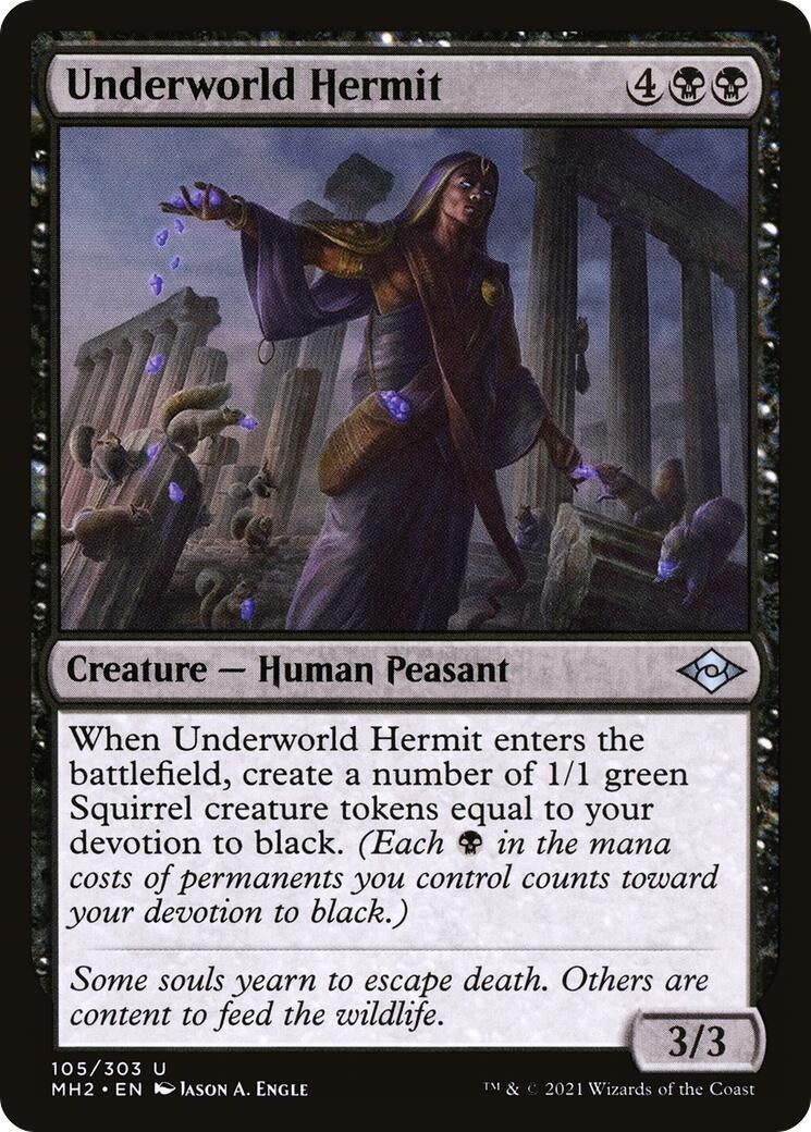 Image for Underworld Hermit (105) (Modern Horizons 2) - Magic: The Gathering