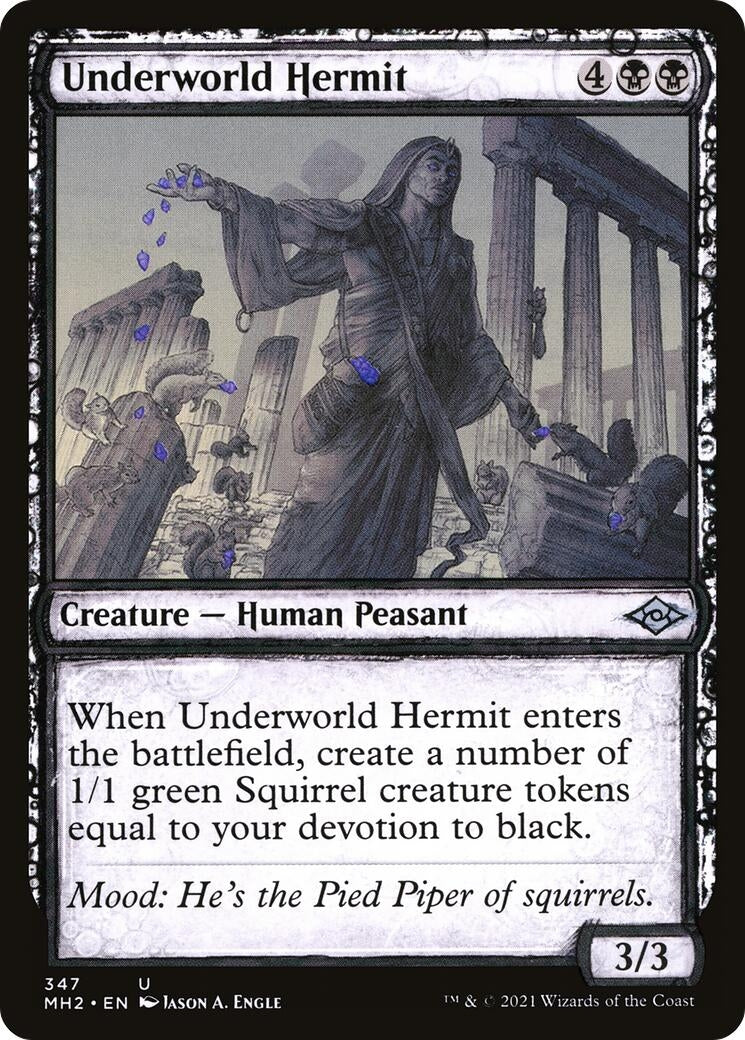 Underworld Hermit (Showcase) (347) (Modern Horizons 2)
