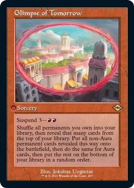 Image for Glimpse of Tomorrow (Retro Frame) (Foil Etched) (407) (Modern Horizons 2) - Magic: The Gathering