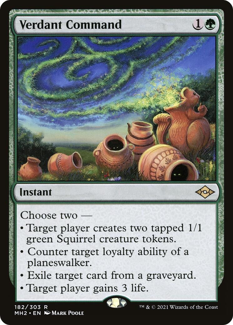 Image for Verdant Command (182) (Modern Horizons 2) - Magic: The Gathering