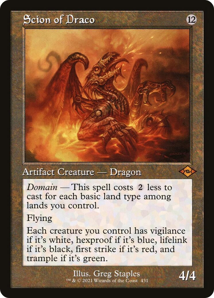 Image for Scion of Draco (Retro Frame) (431) (Modern Horizons 2) - Magic: The Gathering