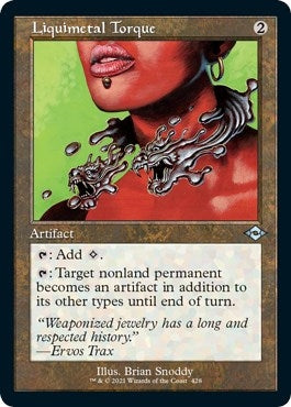 Image for Liquimetal Torque (Retro Frame) (Foil Etched) (428) (Modern Horizons 2) - Magic: The Gathering