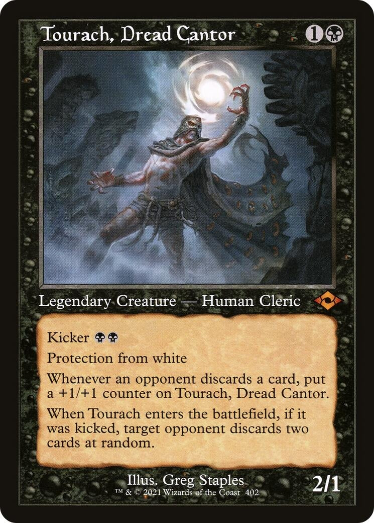 Tourach, Dread Cantor (Retro Frame) (402) (Modern Horizons 2)