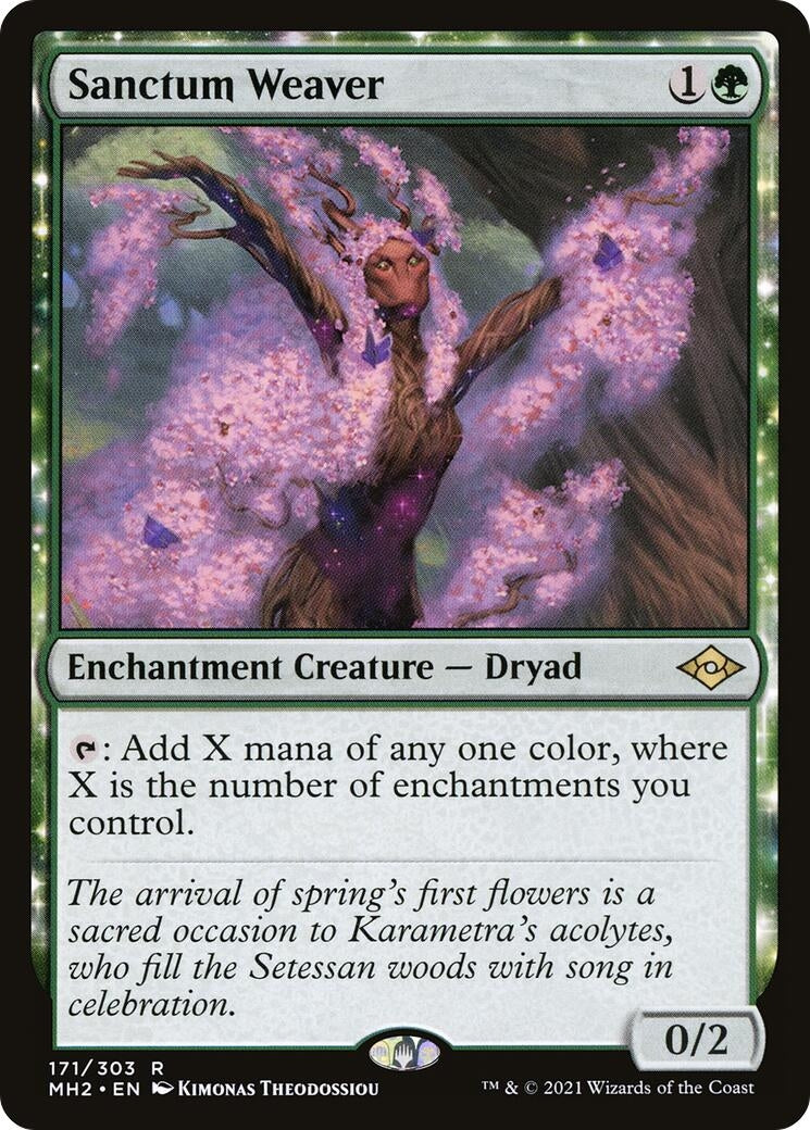 Image for Sanctum Weaver (171) (Modern Horizons 2) - Magic: The Gathering