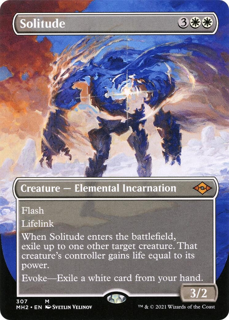 Image for Solitude (Borderless) (307) (Modern Horizons 2) - Magic: The Gathering