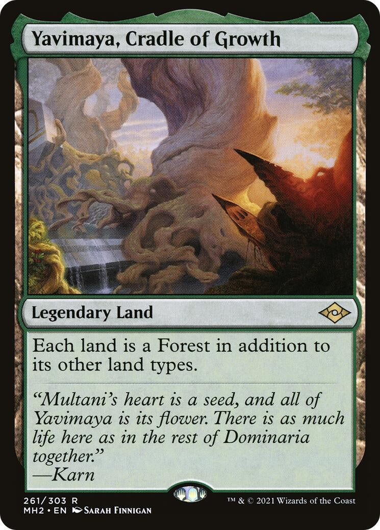 Yavimaya, Cradle of Growth (261) (Modern Horizons 2)