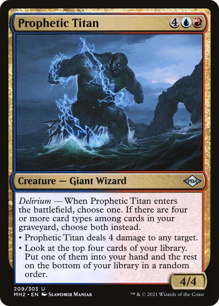 Image for Prophetic Titan (209) (Modern Horizons 2) - Magic: The Gathering