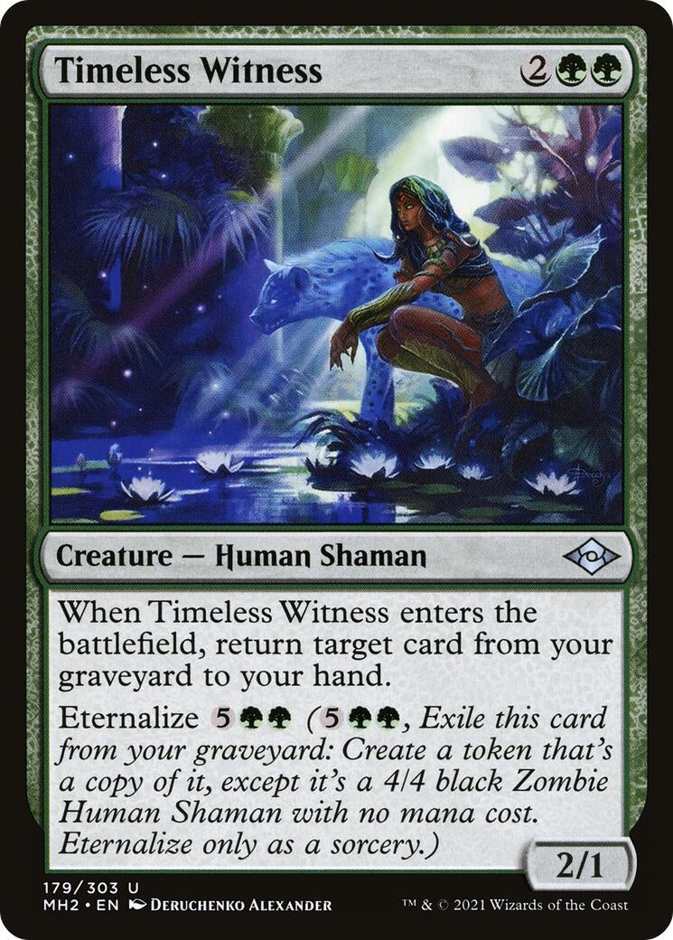 Image for Timeless Witness (179) (Modern Horizons 2) - Magic: The Gathering