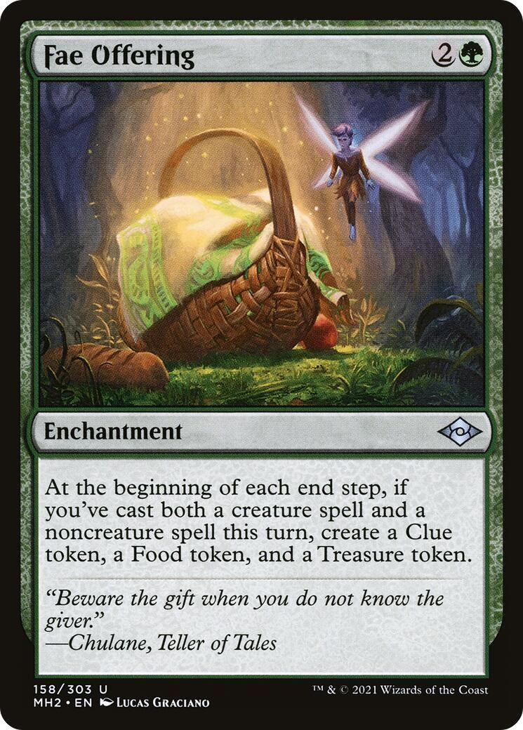Image for Fae Offering (158) (Modern Horizons 2) - Magic: The Gathering