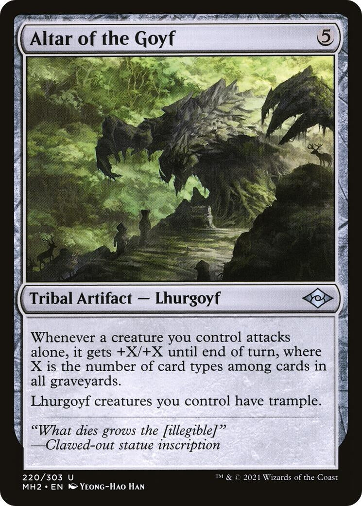 Image for Altar of the Goyf (220) (Modern Horizons 2) - Magic: The Gathering