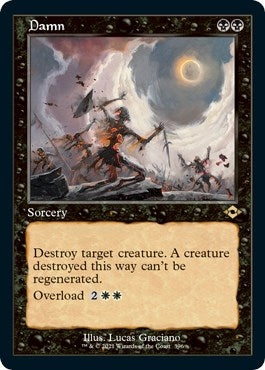 Damn (Retro Frame) (Foil Etched) (396) (Modern Horizons 2)