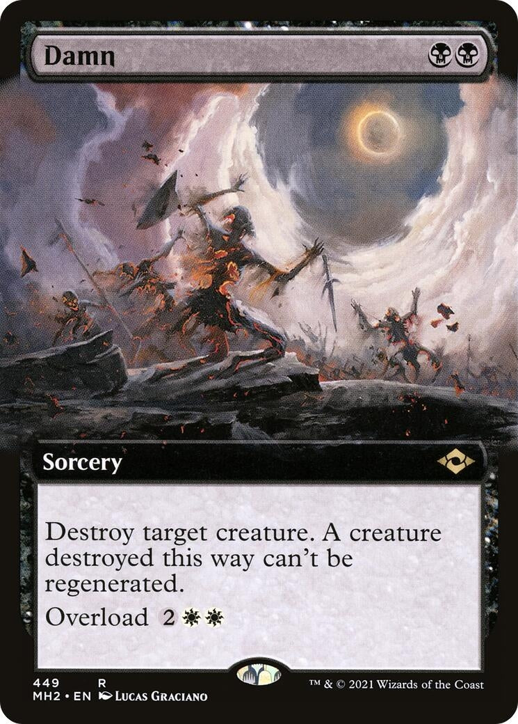 Image for Damn (Extended Art) (449) (Modern Horizons 2) - Magic: The Gathering