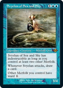 Svyelun of Sea and Sky (Retro Frame) (Foil Etched) (393) (Modern Horizons 2)