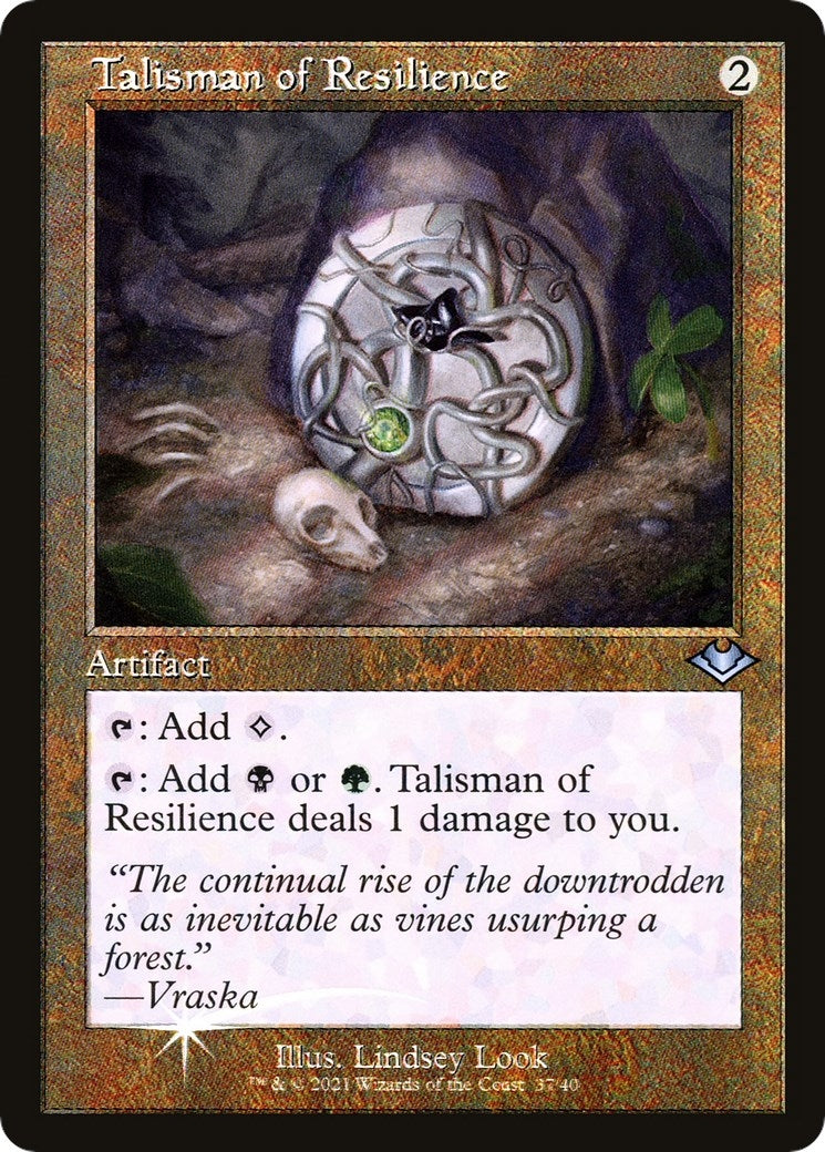 Talisman of Resilience (Retro Frame) (37) (Modern Horizons)