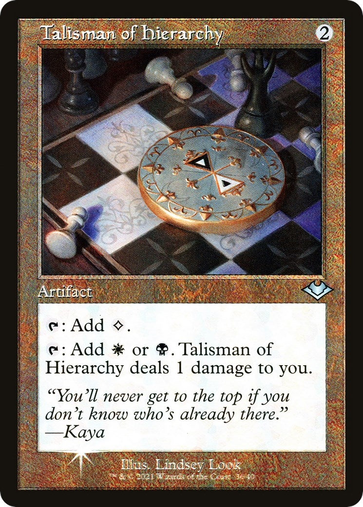 Talisman of Hierarchy (Retro Frame) (36) (Modern Horizons)