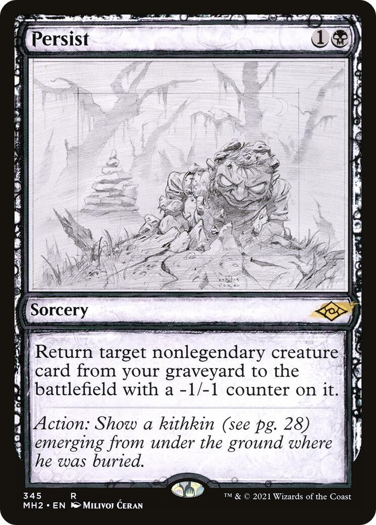Image for Persist (Showcase) (345) (Modern Horizons 2) - Magic: The Gathering