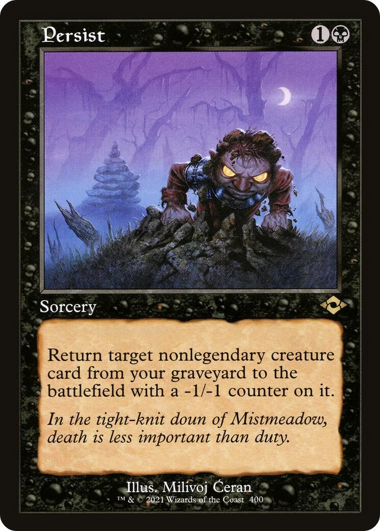 Image for Persist (Retro Frame) (400) (Modern Horizons 2) - Magic: The Gathering