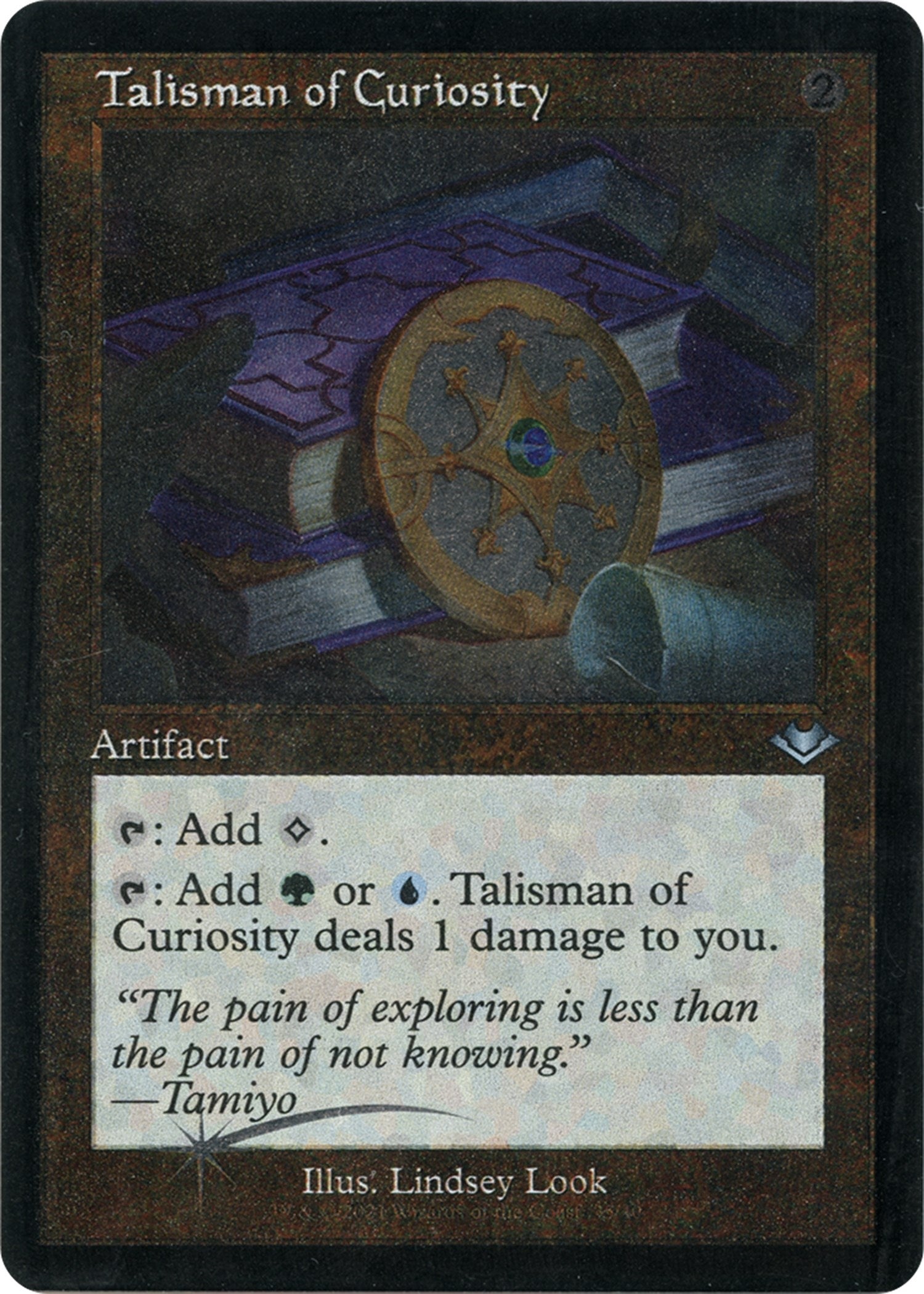 Image for Talisman of Curiosity (Retro Frame) (Foil Etched) (35) (Modern Horizons) - Magic: The Gathering