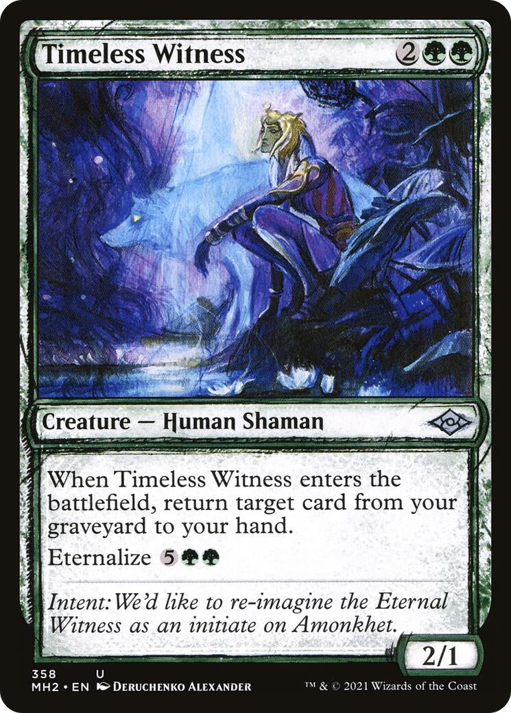 Image for Timeless Witness (Showcase) (358) (Modern Horizons 2) - Magic: The Gathering