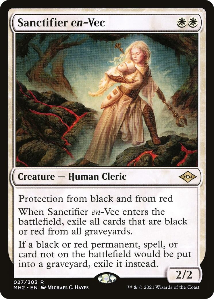 Image for Sanctifier en-Vec (27) (Modern Horizons 2) - Magic: The Gathering