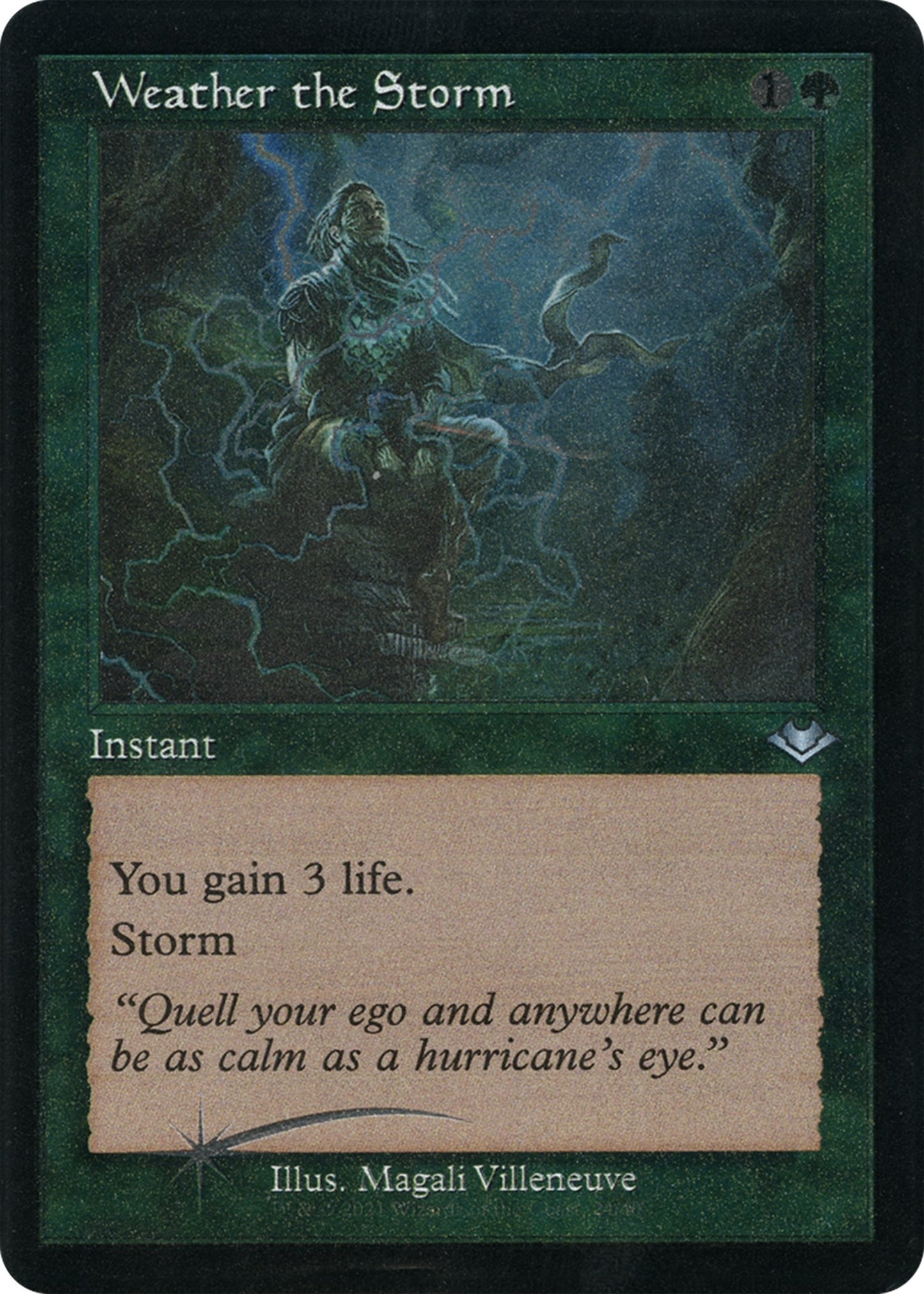 Image for Weather the Storm (Retro Frame) (Foil Etched) (24) (Modern Horizons) - Magic: The Gathering