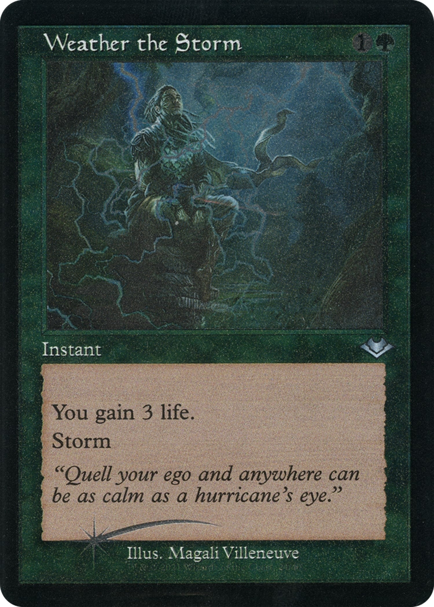 Image for Weather the Storm (Retro Frame) (Foil Etched) (24) (Modern Horizons) - Magic: The Gathering