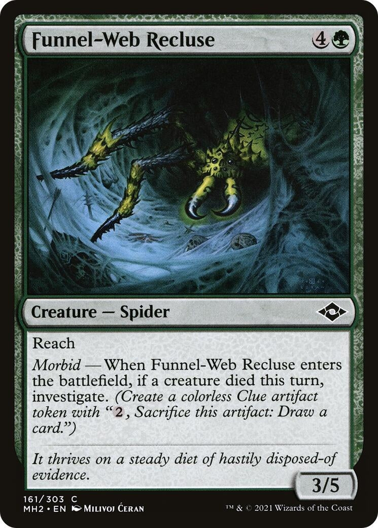Image for Funnel-Web Recluse (161) (Modern Horizons 2) - Magic: The Gathering