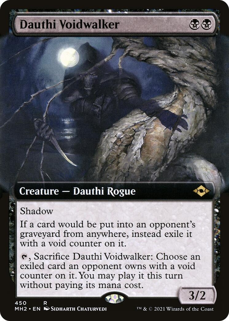 Image for Dauthi Voidwalker (Extended Art) (450) (Modern Horizons 2) - Magic: The Gathering