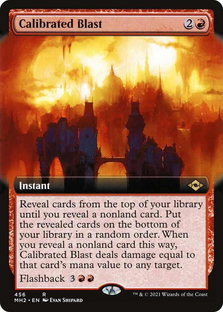 Calibrated Blast (Extended Art) (456) (Modern Horizons 2)