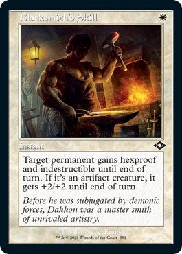 Image for Blacksmith's Skill (Retro Frame) (Foil Etched) (381) (Modern Horizons 2) - Magic: The Gathering